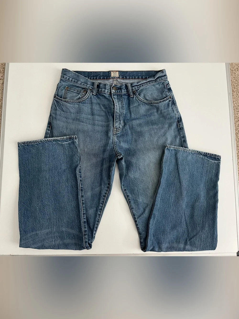 Vintage J. Crew Relaxed Fit Faded Blue Denim Jeans